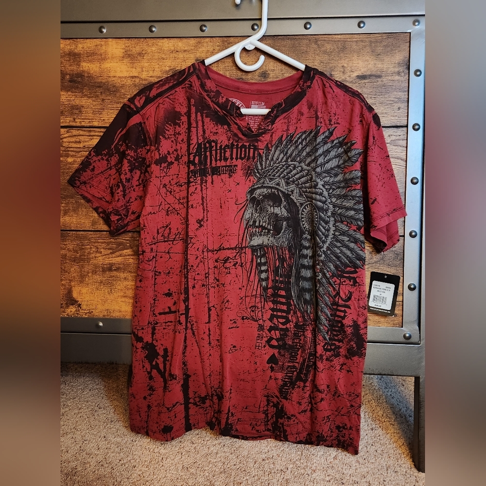 Mens Affliction Medium New Tshirt
